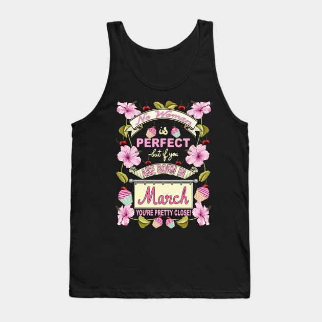 March Woman Tank Top by Designoholic